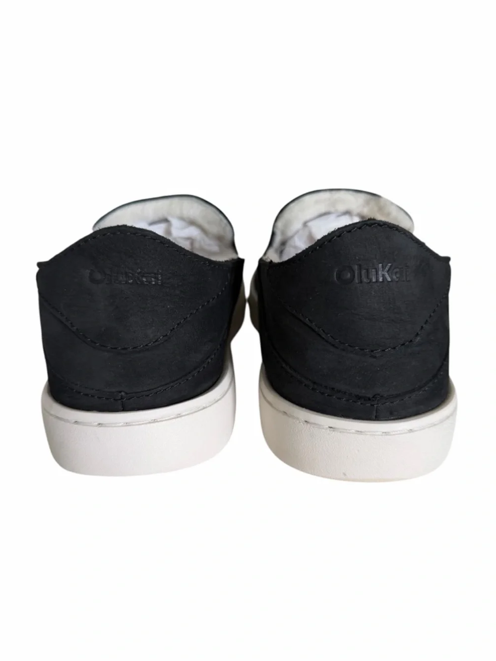 OluKai Pehuea Cozy Slipper Shoes Black Size Women’s 9 - Picture 6 of 8